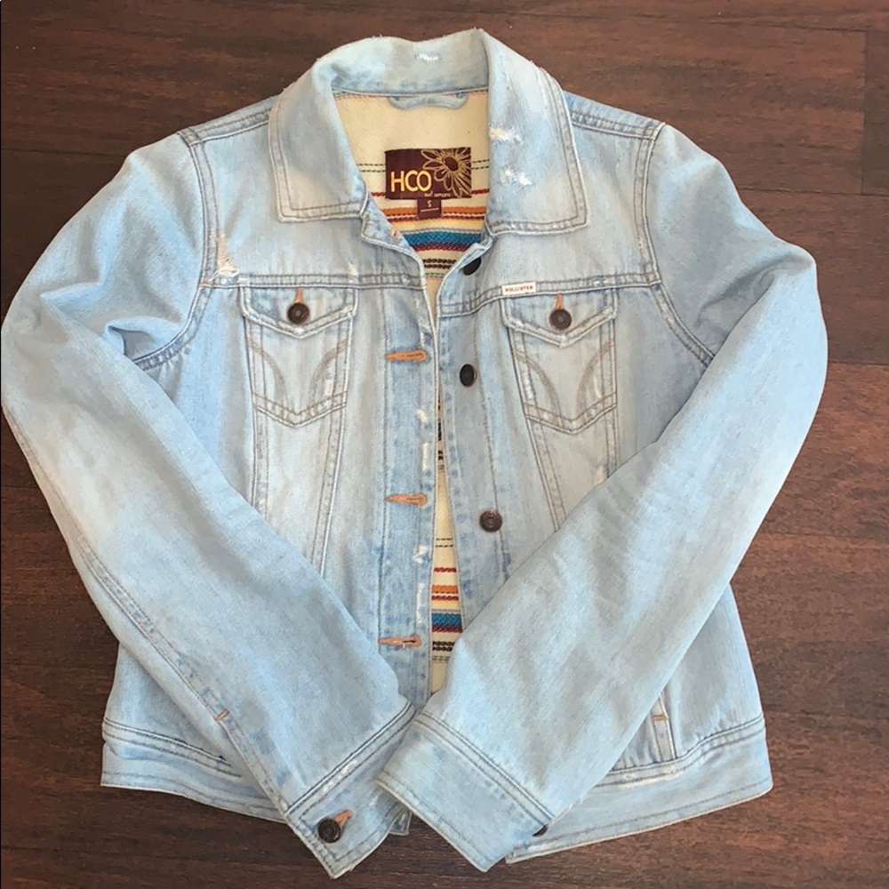 Hollister Jean Jacket with lined interior